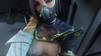  【3D激战】无畏契约毒妇薇蝮饥渴交欢钱博尔，办公室偷情湿身呻吟高潮不断！ 