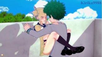  【我的英雄学院同人】渡我被身子×绿谷出久 楼梯间湿漉漉偷情 无尽高潮版 3D