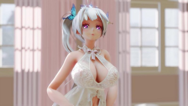 MMD86 花嫁御姐淫光四射 婚纱爆操夜袭盛宴 3D